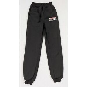 Wasteland Graphic Sweatpants Women Small Black Excellent Joggers
